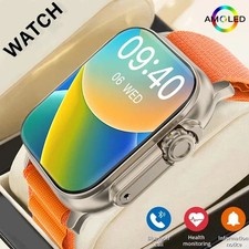 Reloj inteligente Bluetooth llamada monitor de ritmo cardíaco reloj deportivo Android iOS hombres mujeres