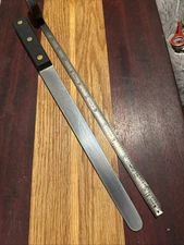 Vintage Sabatier Lion 10” Blade Semi Flexible Round Blade Slicer France Knife