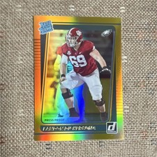 Panini Donruss 2021 Rated Rookie Press Proof Landon Dickerson #305 Eagles NFL