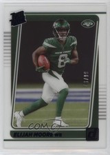 2021 Panini Clearly Donruss Rated Rookie Blue 40/99 Elijah Moore #72 0q84