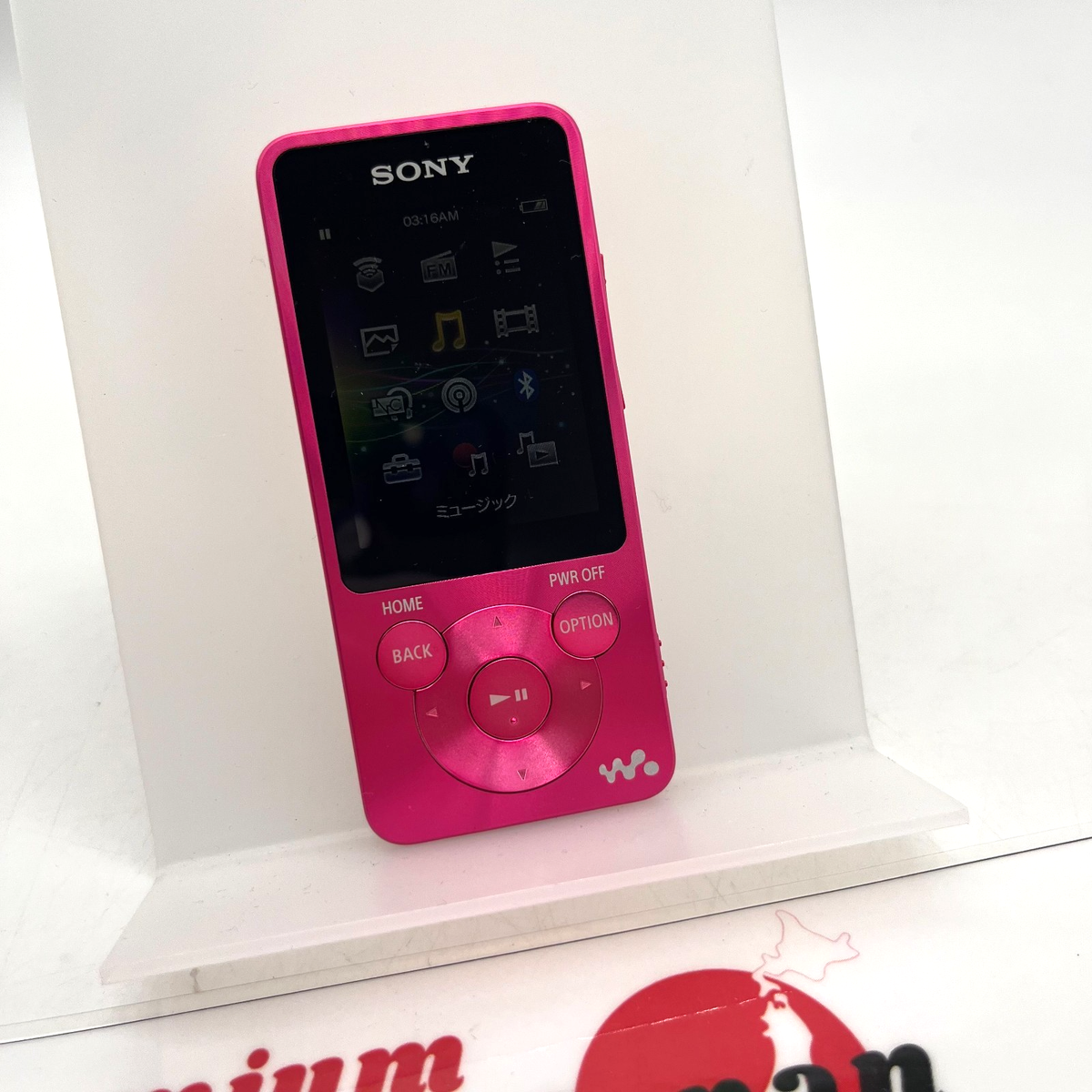 Sony Walkman NW-S784 Snoopy Collaboration Pink Bluetooth w/cable