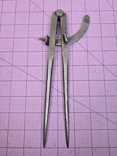 Atha Tool Co Vintage 8" Machinist Wing Divider Compass