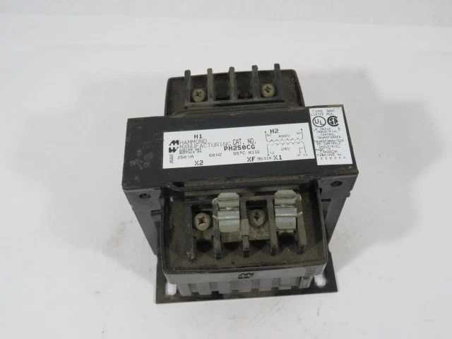 Transformador Hammond PH250CG 250VA Pri. 480V Sec. 24V 3Ph 60Hz NUEVO Foto 2 de 3