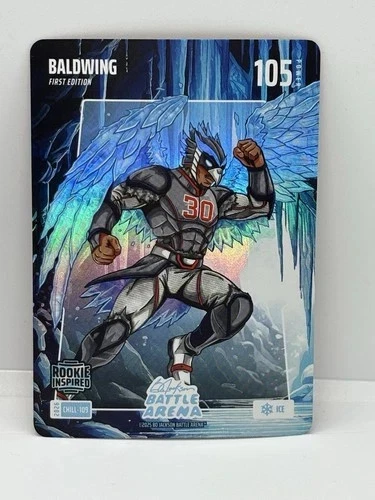 Drake Baldwin BaldWing Bo Jackson Battle Arena Chillin Battlefoil Ice #Chill-10!