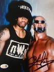 Dennis Rodman Signed METALLIC Photo 8x10  NWO Bulls Worm Autograph HOF JSA HOGAN