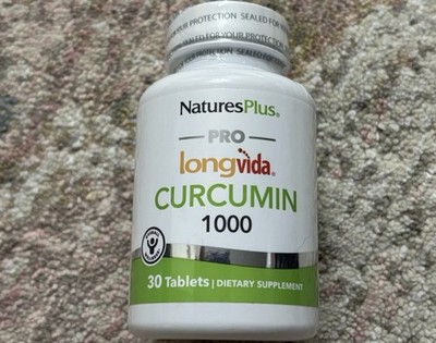 NaturesPlus Pro Longvida Curcumin Overall Wellness 1000 mg 30 Tablets New