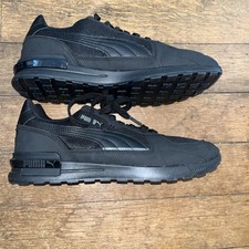 Zapatillas Hombre PUMA 380738-01 Malla Negra Con Cordones Talla 10 NUEVAS