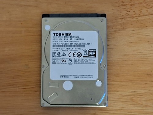 Toshiba MQ04ABF100 2,5 Zoll, 1TB SATA III Interne Festplatte