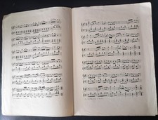 c1860s sheet Music The Torchlight Galop T. Browne Thomas Packer cover
