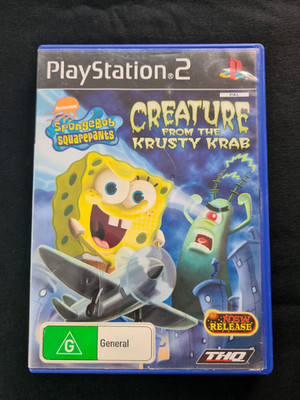 SpongeBob SquarePants: Creature from the Krusty Krab PAL (PS2) ~ Complete / VGC!