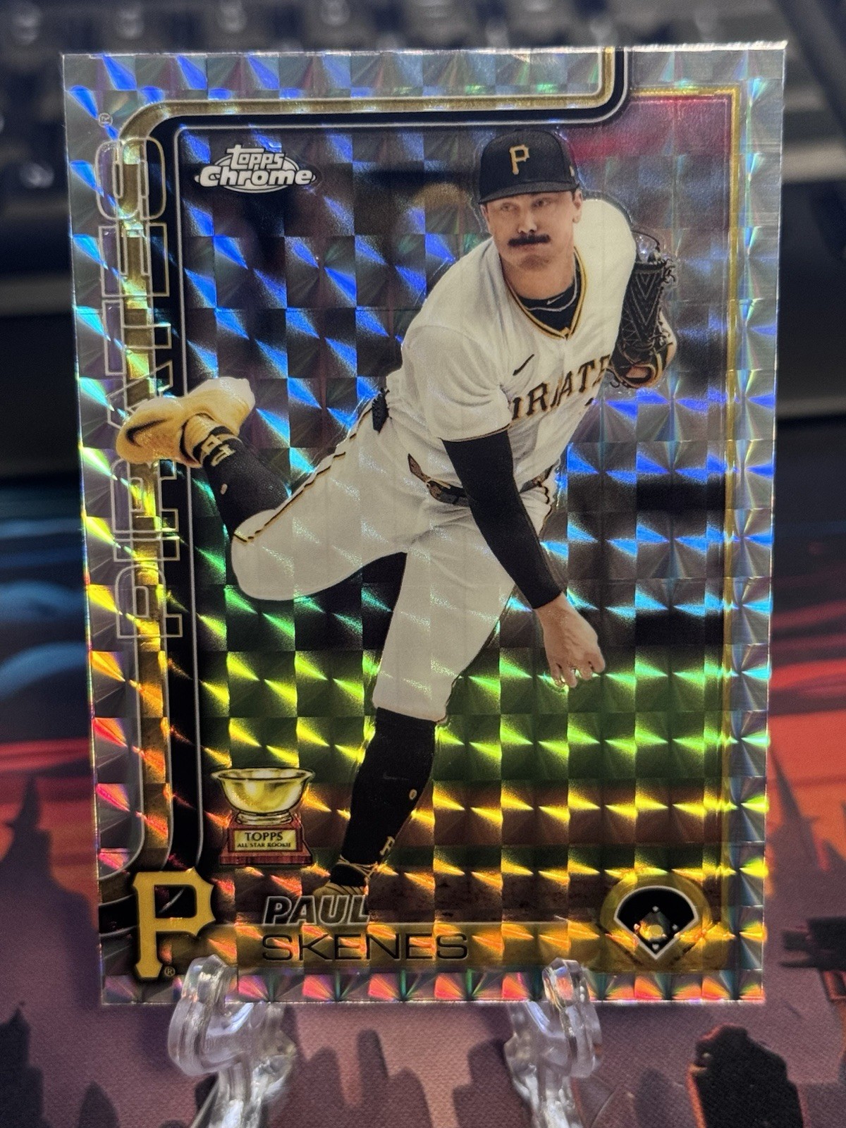 2025 Topps Chrome Geometric Refractors #300 Paul Skenes
