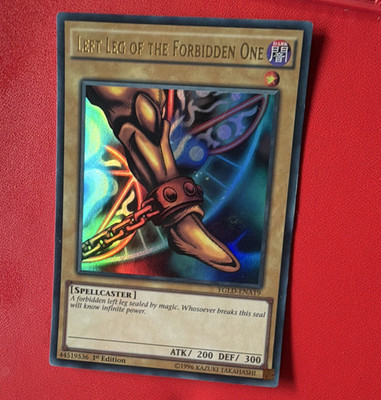 Yu-Gi-Oh! Linkes Bein des Verbotenen Ultra Rare 1. Edition YGLD-ENA19 Holo
