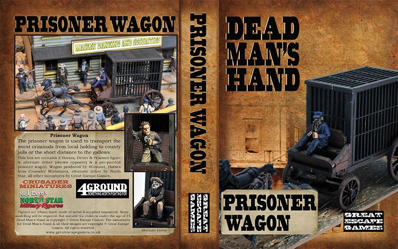Prisoner Wagon Set - Dead Man's Hand - Brand New - Great Escape Games