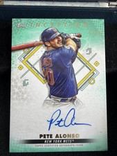 2022 Topps Inception-Pete Alonso ON CARD Autograph /75 SP! RARE! LIMITED! MINT!!