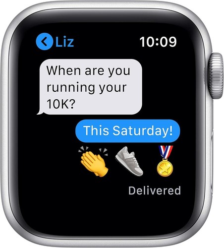 Apple Watch Series 6 Titanium 44MM - srebrny/biały - 4G - A2376 - Zdjęcie 4 z 12