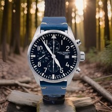 Orologio Paul Vermot Crono Automatico Sellita Sw500 PV662KBL Scontatissimo Nuovo