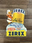 Vintage DUPONT Anti Freeze Advertising Sign Christmas Duck Snow Gas & Oil Litho