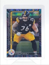 TROY FAUTANU 2025 TOPPS CHROME NEON PULSE REFRACTOR STEELERS Q5692