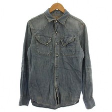 Mens KAPITAL Capital kapital denim western shirt long sleeve used processing 2 i