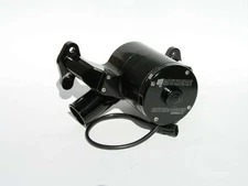 MEZIERE SBC Billet Electric Water Pump Hi-Flow  Black Small Block Chevy