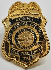 Tennessee Drug Task Force Agent Lapel Pin