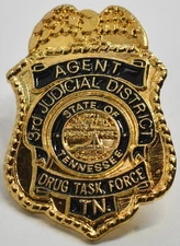 Tennessee Drug Task Force Agent Lapel Pin