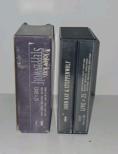 Live at 25 by John Kay & Steppenwolf Two Cassette Box Set 1995 - Picture 3 of 7