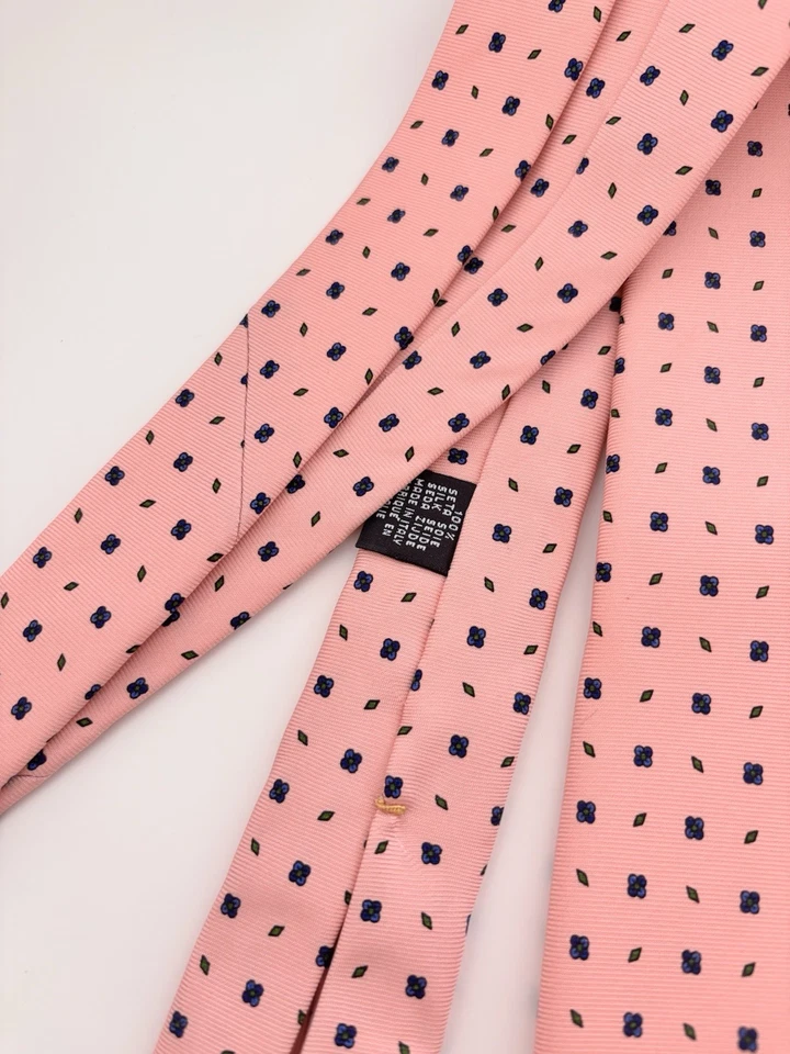 Cravatta Sanseverino 157 Cm Originale  100% seta silk nektie krawatte cravate - Immagine 3 di 4