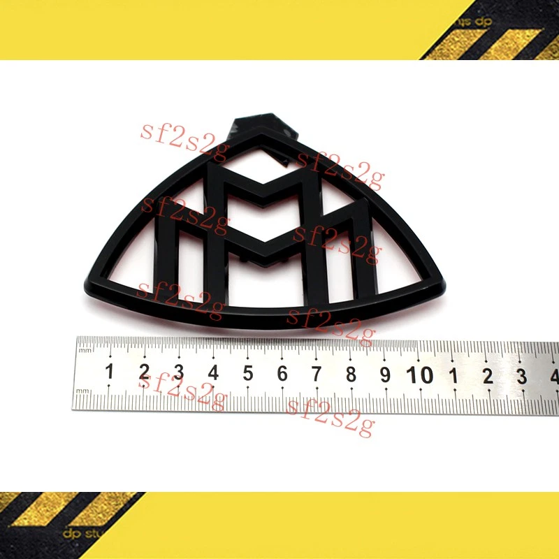 Emblema trasero negro brillante para maletero de coche Maybach Clase S W222 Foto 2 de 4