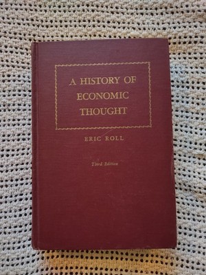 A History of Economic Thought Third Edition by Eric Roll VTG College Textbook