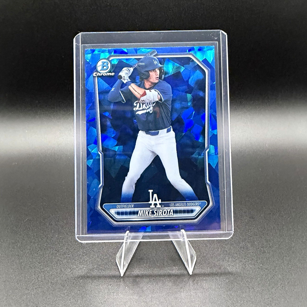 2026 Bowman Chrome Sapphire Mike Sirota BCP-213 Dodgers