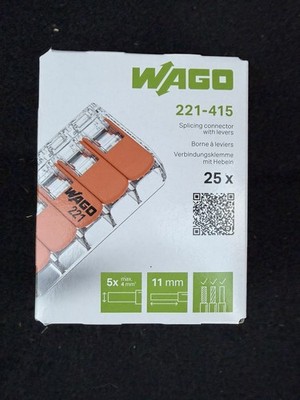 Wago 221-415 Hebelfederverbinder - Original - 25er Karton