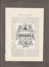 1901 BREAKDOWN to RAGTIME Mag. ARTICLE Pages~HISTORY of BURNT CORK FACE Minstrel