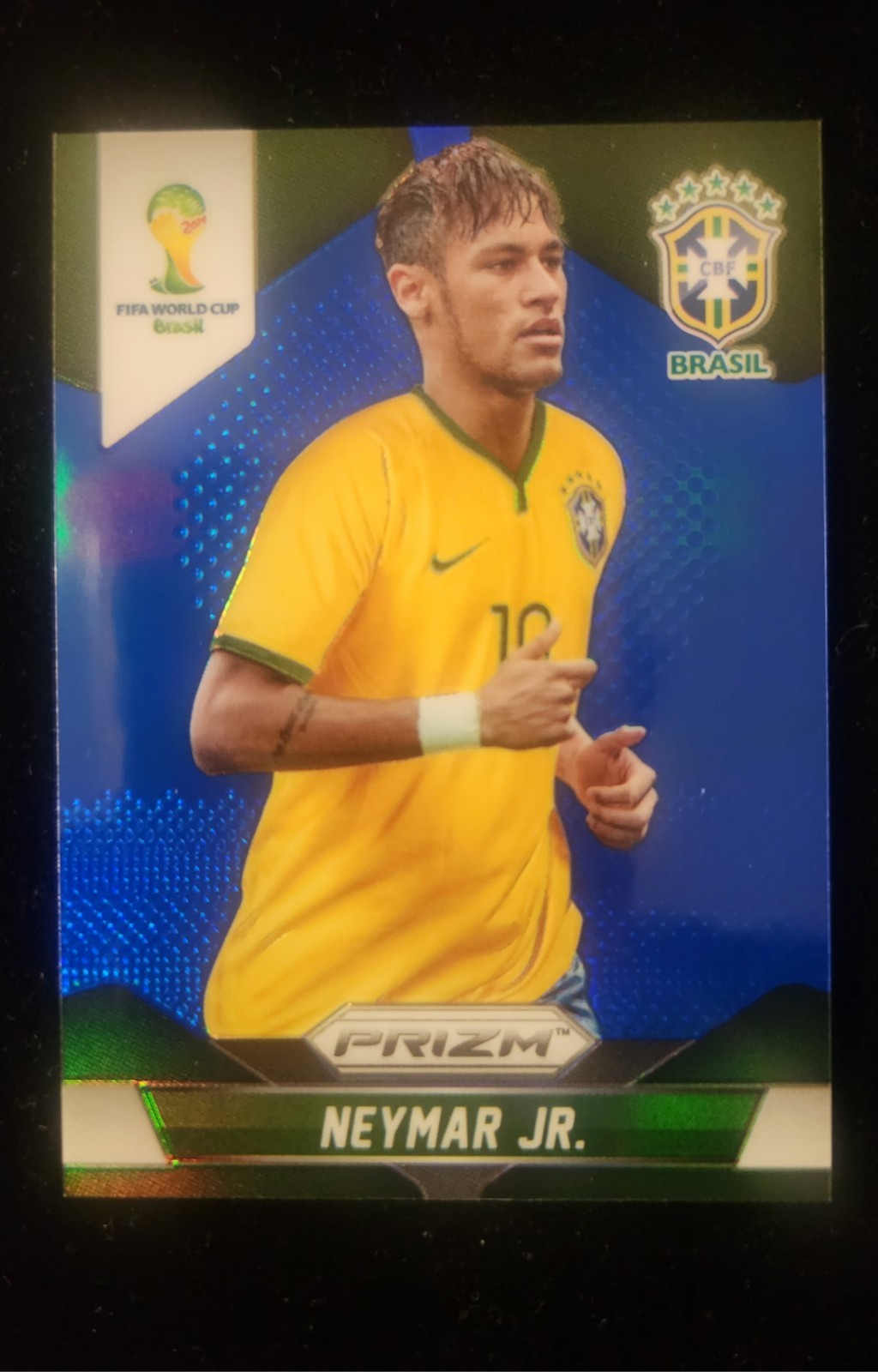 2014 Panini Prizm World Cup - Neymar Jr #112 Blue Prizm /199