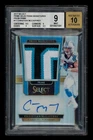 2017 Prime Select Prizm Prime: # 11 Christian McCaffrey Auto /49 BGS 9 AUTO 10