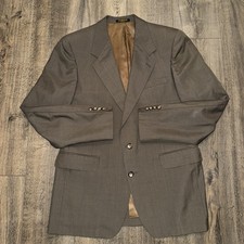 Vintage Evan Picone Blazer Mens 42R Cinnamon Jacket Sport Coat 90s Made In USA