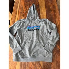 Patagonia Mens P-6 Logo Uprisal Hoody Gravel Heather Grey 39539 FA19 XL