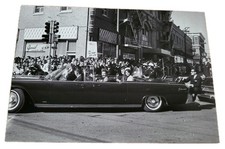 John F Kennedy Presidential Limousine Motorcade Dallas Love Field 1963 Postcard 