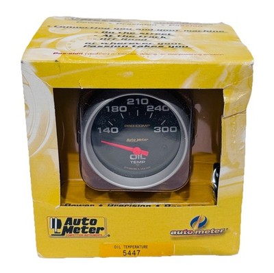 Auto Meter 2-5/8'' Engine Oil Temperature Gauge 140-300 °F, Pro-Comp