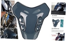 MT-07 2025 Motorcycle Front Windshield Windscreen Airflow Wind Deflector black