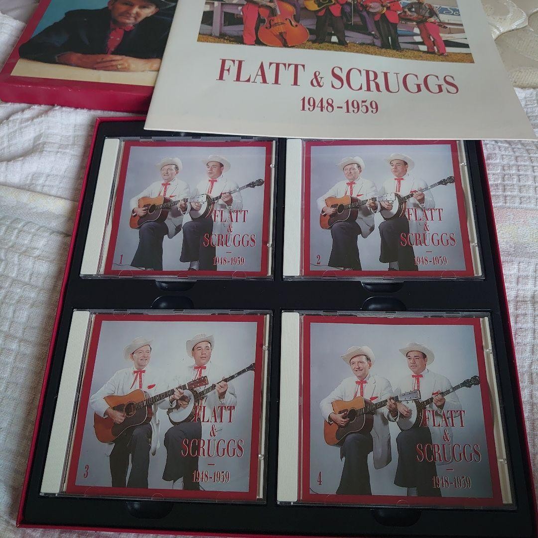 FLATT & SCRUGGS 1948-1959 4枚組 Flatt & Scruggs Box set: 1948-1959 (4-CD Deluxe Box Set