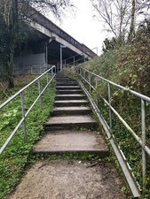 Photo 12x8 Steps up from the Macclesfield Canal towards the A527 Congleton c2017