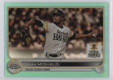 2022 Chrome NPB Nippon Professional Baseball Aqua Refractor Livan Moinelo 0sk9