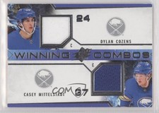 2021-22 SPx Winning Combos Jersey Dylan Cozens Casey Mittelstadt #WC-DCCM 14rg