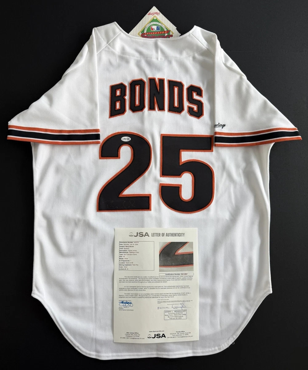 Barry Bonds San Francisco Giants MLB Original Autographed Items