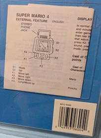 Vintage 1991 Super Mario World Game Watch