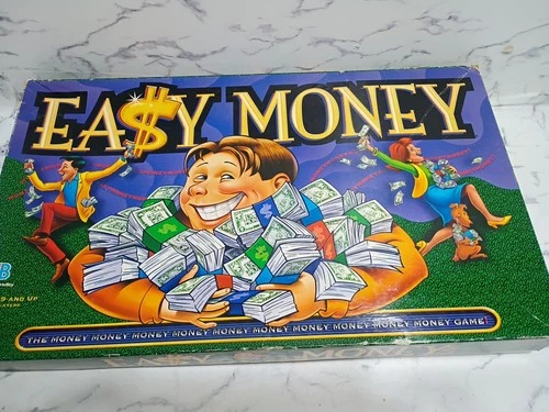 Easy Money Board Game by Milton Bradley 1996 Edition Vtg Complete!