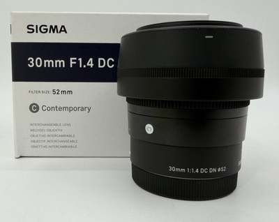 SIGMA OPTICS 30MM 1:1.4 DC DN 52
