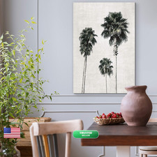 Renditions Gallery Canvas Nature Wall Art Modern Decor Vintage Palm Trees