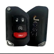 OEM UNLOCKED 2018 - 2025 Jeep Wrangler SMART Remote Flip Key 4B  OHT1130261
